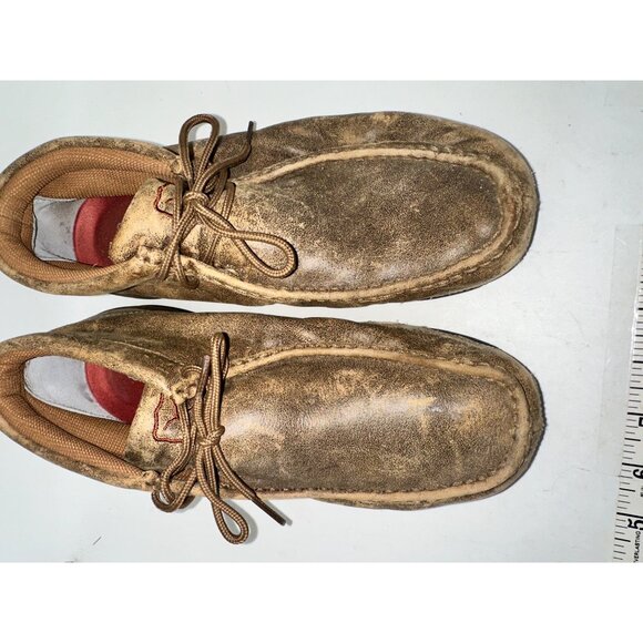 Twisted X Mens Brown Moccasin Shoes MDM0003 Leather Upper Size 8 - Picture 9 of 10